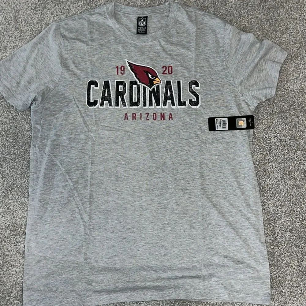 New $40 Arizona Cardinals 1920 established cotton T shirt NFL-L & XL new w tags